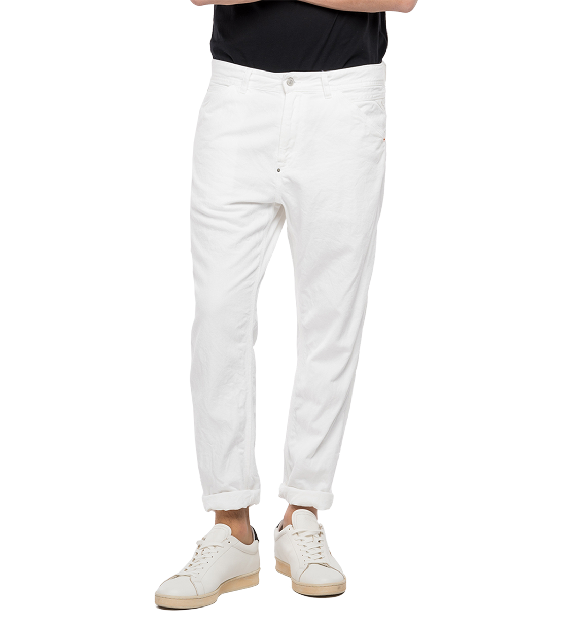 10 OZ コットンヘンプ レギュラーフィットジーンズ BRANNON 詳細画像 ホワイト 4